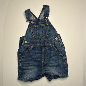 GAP Baby Blue Denim Kids Overalls size 6-12M Unisex
